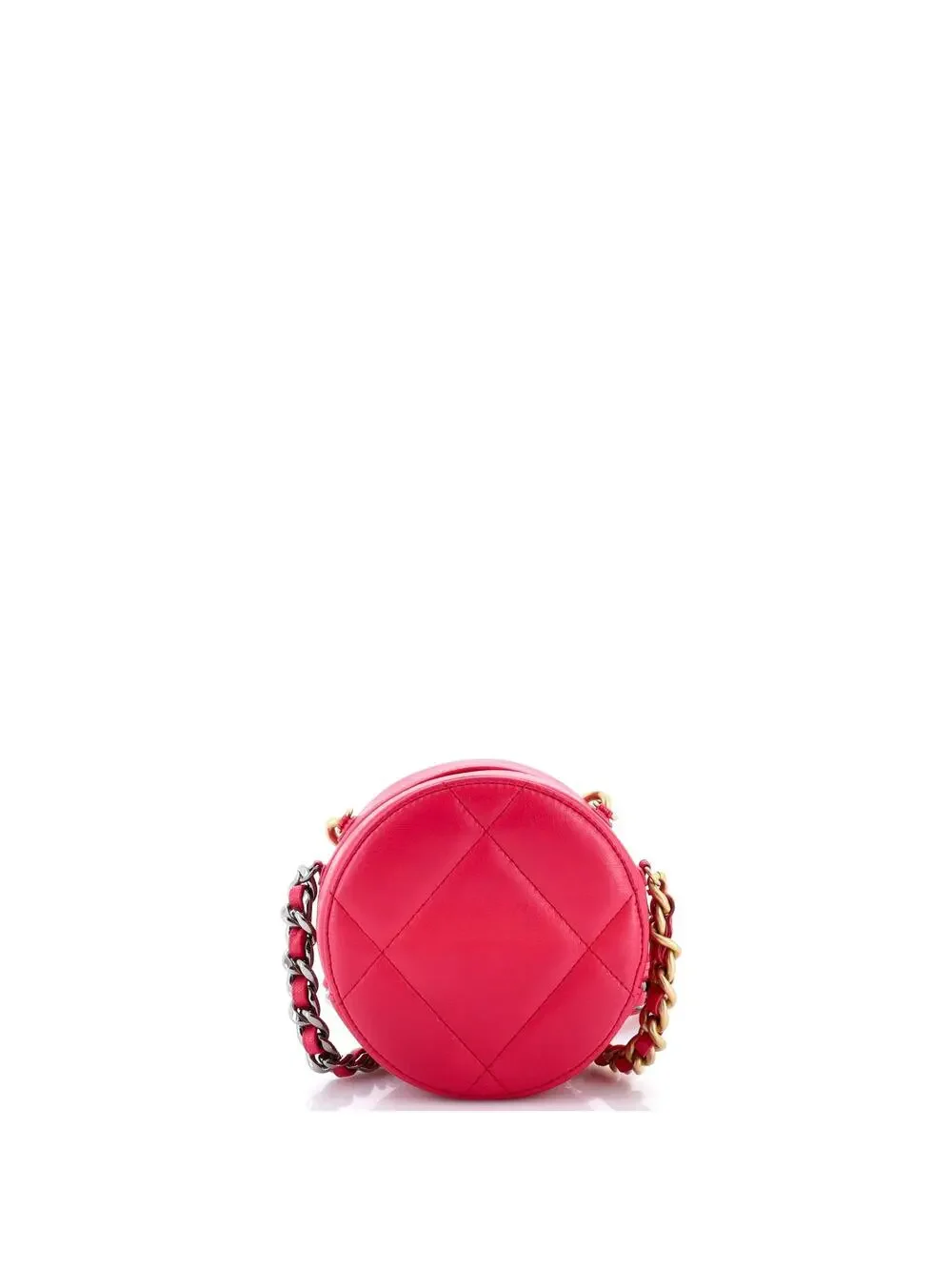 Chanel 19 Round Clutch With Chain #259049C25B